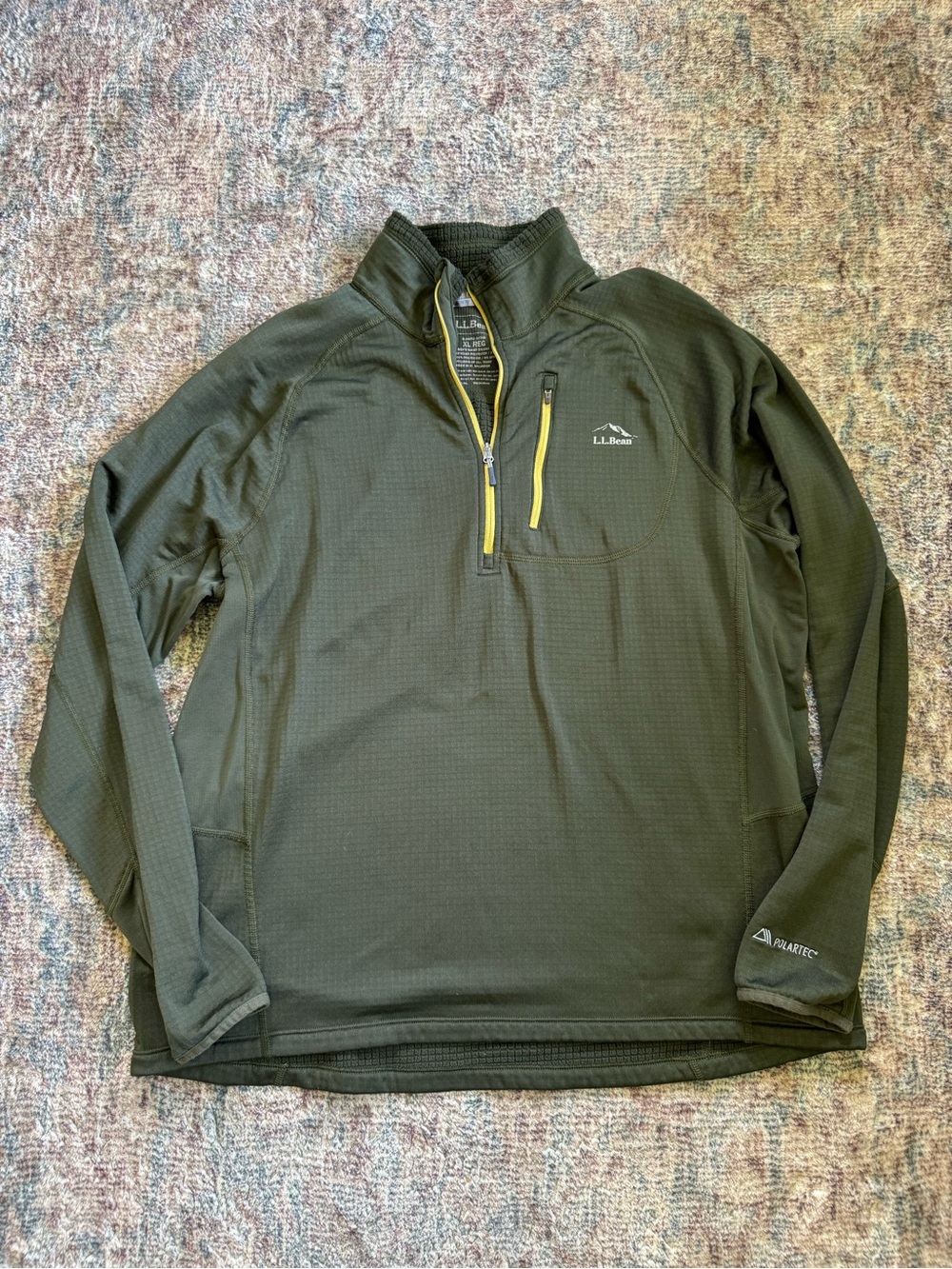L.L. Bean men’s fleece quarter zip